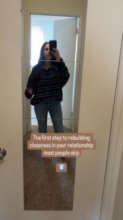 Most people try to fix distance by spending more time together, talking more, or anxiously overthinking how to pull their partner closer — and that usually doesn’t work.

Because closeness isn’t created by effort alone.
It’s created by safety.

When your nervous system is activated, even well-intended attempts to connect can come across as tense, pressured, or off-timed.

So instead of feeling closer, you end up:
over-explaining
monitoring reactions
or pulling back to avoid making things worse

This isn’t about doing more ⤵️
It’s about grounding first.
Checking in with yourself first.
Learning how to be intentional in your relationship.

That’s what The Relationship Reset helps you learn — how to slow the internal spiral so you can respond differently and rebuild closeness from a steadier place.

If this resonates, the Reset is linked in my bio 🤍