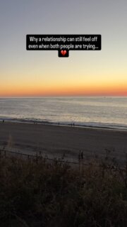 Most people assume that if both partners are trying, the relationship should naturally feel better.

But effort alone doesn’t always create connection.

Sometimes both people are trying — and things can still feel tense, distant, or slightly off.

Not because anyone is doing something wrong.

But because effort isn’t the same thing as emotional steadiness.

When your nervous system is overwhelmed, even good intentions can land the wrong way.

You might notice things like:
• conversations feeling heavier than they used to
• small misunderstandings turning into bigger reactions
• overthinking texts or interactions afterward
• hesitating to bring something up because you don’t want to make things worse

None of this means the relationship is failing.

It often means both people are responding from stress instead of steadiness.

And when that happens, the relationship starts to feel like something you have to constantly manage.

This is one of the biggest reasons I created The Relationship Reset.

Because the real shift usually doesn’t start with saying the perfect thing or having the “right” conversation.

It starts with learning how to slow the internal spiral first — so you can respond from a calmer place instead of reacting from anxiety.

Inside the Reset, I walk you through simple daily shifts that help you:
• understand what’s actually happening in these moments
• regulate your nervous system before reacting
• respond differently when tension shows up

It’s a small but powerful reset that can change how the relationship feels day to day.

You can learn more through the Relationship Reset linked in my bio.

Connection doesn’t come from trying harder.
It comes from showing up steadier. 🤎