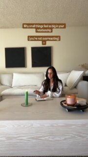 You’re not overreacting as much as you think you are.

Something happens.
A short text. A quiet mood. A canceled plan.

And your reaction feels completely out of proportion to what actually happened.

You know it does. And yet you can’t seem to stop it.

You shut down or over-explain.
You say more than you meant to.
You spend the next two hours replaying it.

And then you’re like…
why do I keep doing this?

Here’s what’s actually going on.

When your system is already overwhelmed, small things don’t feel small.

A short reply feels like rejection.
Silence feels like something is wrong.
A slight shift feels like distance.

Not because you’re overreacting —
but because you don’t have the capacity to hold it in that moment.

And most people don’t realize this part:

That capacity gets smaller when you’ve been neglecting yourself.

When you’re running on empty.
When your focus has been on the relationship instead of yourself.
When your needs have been pushed to the side.

Your system has less room to handle stress…
so everything feels bigger.

But it also works the other way.

When you start coming back to yourself —
taking care of your energy, grounding yourself before reacting —
your reactions start to change too.

Small things feel manageable again.

Not because the relationship changed…
but because you did.

If you’ve been feeling this, this is a space to help navigate things — you don’t have to navigate this alone 🤎

Comment “reset” and I’ll send you the exact reset I give my clients when things feel off.