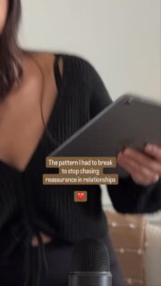 For a long time, I didn’t realize how much energy I was spending trying to feel reassured in my relationships.

I wasn’t doing anything dramatic.

But internally, I was constantly looking for signs that everything was okay.

I would replay conversations.
I would analyze tone and timing in texts.
I would wonder if something I said changed how my partner felt.

And when I sensed even a small shift in energy, my mind would start trying to solve it.

Should I bring something up?
Should I give them space?
Did I say too much?

It felt like I was always trying to restore a sense of security in the relationship.

What I eventually realized was that this pattern wasn’t actually bringing me closer to my partner.

It was keeping me stuck in anxiety.

Because when you’re constantly chasing reassurance, your nervous system never really settles.

You’re always scanning for the next signal that something might be wrong.

Breaking that pattern didn’t start with getting better at asking for reassurance.

It started with learning how to regulate the anxiety underneath it.

Learning how to slow the internal spiral.
Learning how to trust my own perception instead of constantly looking for proof that everything was okay.

When that shifted, the entire dynamic in my relationships changed.

I stopped chasing clarity.
I stopped overanalyzing every interaction.

And connection started to feel much calmer and more stable.
This is exactly the kind of work I guide people through inside my programs.

Inside The Relationship Reset, we focus on calming the overthinking and helping you respond differently in the moments where anxiety usually takes over.

And inside The Relationship Repair Method, we go deeper into the patterns that create distance in relationships — and how to rebuild emotional safety and communication in a way that actually lasts.

If this pattern feels familiar, you’re not alone.
You can learn more about both through the link in my bio. 🤎