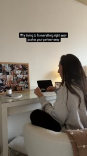 When something feels off in a relationship, the instinct is almost always the same.

Do something.
Fix it.
Close the gap before it gets worse.

So you reach out.
You explain.
You try to have the conversation that will make everything feel okay again.

And sometimes it helps.

But a lot of the time… it doesn’t.

Not because you’re doing anything wrong —
but because of where it’s coming from.

When you’re anxious, your body goes into survival mode.

And from that place, conversations start to look like:

over-explaining
trying to get reassurance
saying more than you meant to
feeling like you have to fix it right now

And even if your words are calm…
there’s still urgency underneath it.

That’s the part people feel.

Not the effort — the pressure.

And pressure is what creates more distance.

The shift isn’t doing more.

It’s getting grounded first.

Because when you slow the spiral…
everything about how you show up changes.

Your tone is different.
Your words land differently.
And connection starts to feel natural again.

If you’ve been stuck in this, this is exactly the kind of pattern I help people shift. 

Comment “reset” and I’ll send you the exact reset I give my clients when things feel off.

If you’re working on this in your own relationship, follow along — you don’t have to figure it out alone 🤎